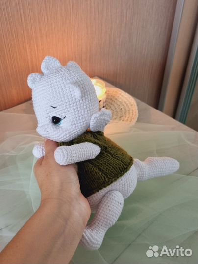 Вязаные игрушки ручной работы дракон