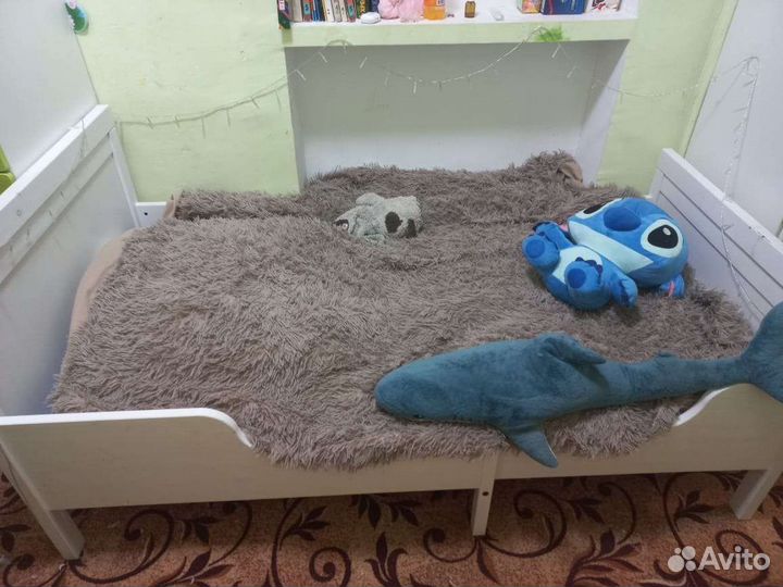 Детская кровать IKEA раздвижная сундвик