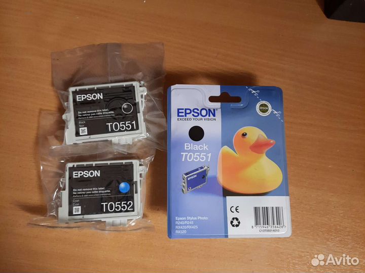 Картриджи epson T0551