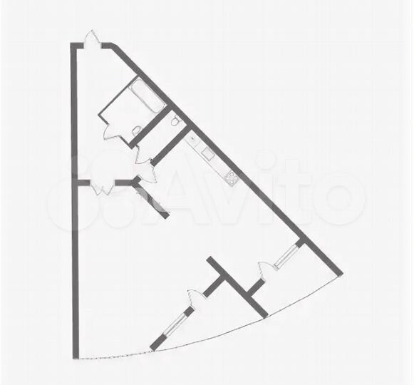 2-к. квартира, 56,2 м², 14/22 эт.