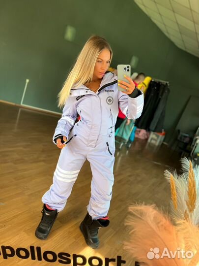 Комбинезон женский лиловый