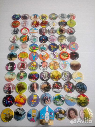 Кепсы,Фишки,Значки,Биты,Крышки (90-x 2000-x)