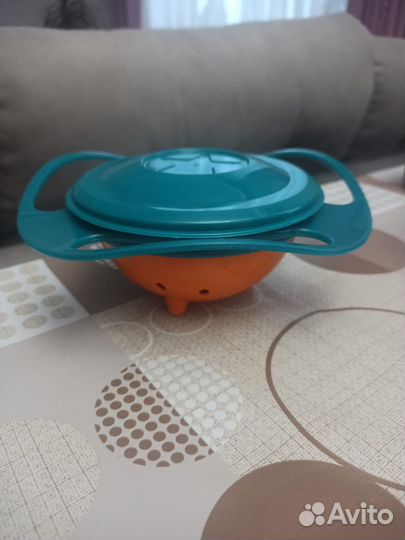 Тарелка непроливайка детская