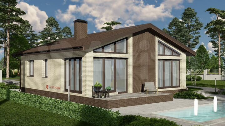 Дом 85,9 м² на участке 8 сот.