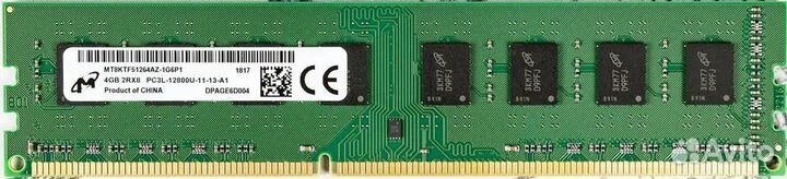 MT8KTF51264AZ-1G6P1 DDR3 4GB 1RX8 PC3L-12800U-11-1