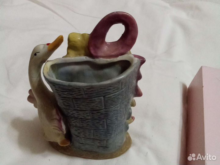 Подставка для ручек картина розы