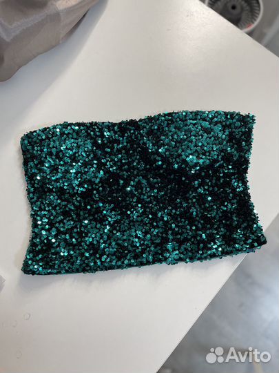 Топ женский с пайетками shein