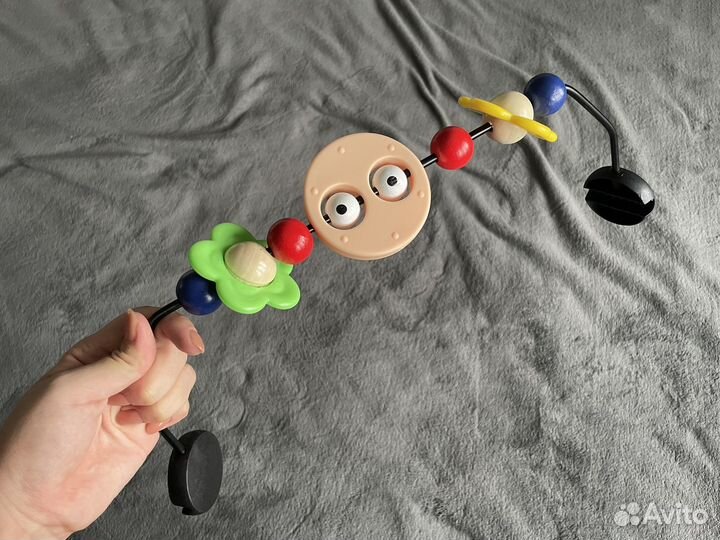 Кресло-качалка, Шезлонг + дуга с игрушками