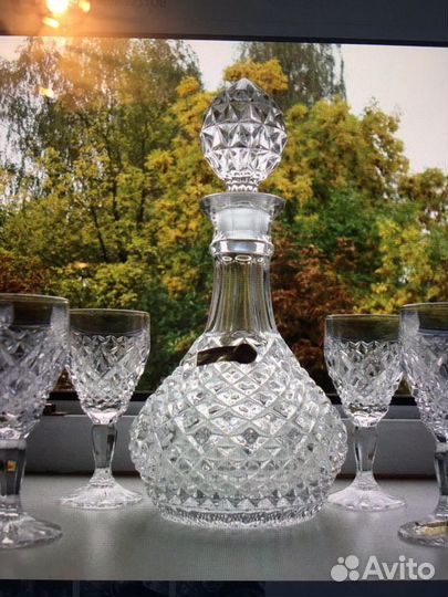 Хрусталь.Хрус.Стекло. Bohemia. Чехословакия.70г