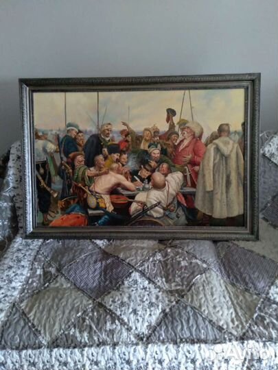 Картина маслом запорожский казаки