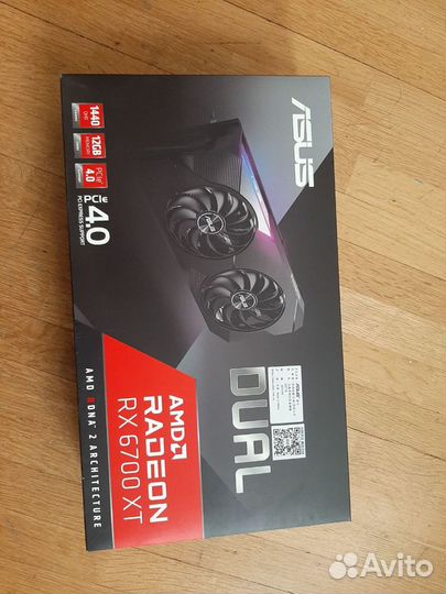 Видеокарта asus RX 6700xt