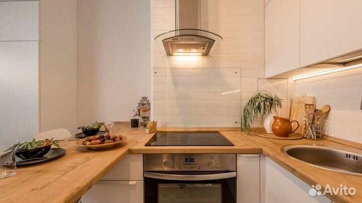 Кухонный гарнитур Капри угловая и прямая