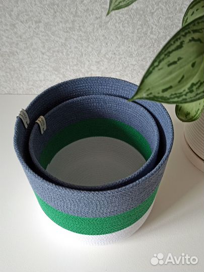 Корзина хлопковая для хранения