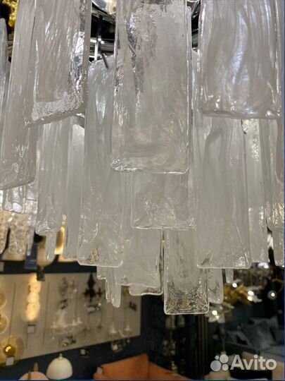 Интерьерная люстра, уникальный дизайн стекла