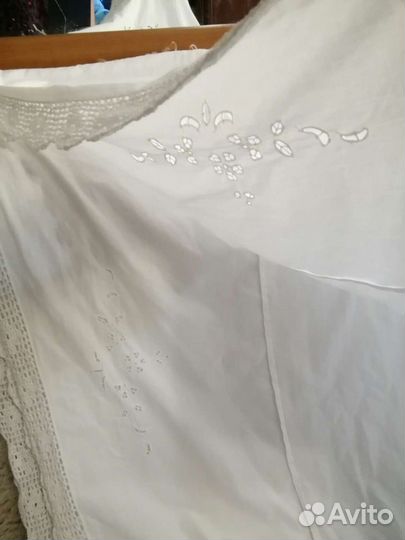 Ажурная простынь для убранства русской избы