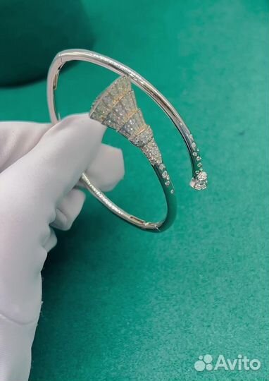 Серебряный браслет De Grisogono цирконы