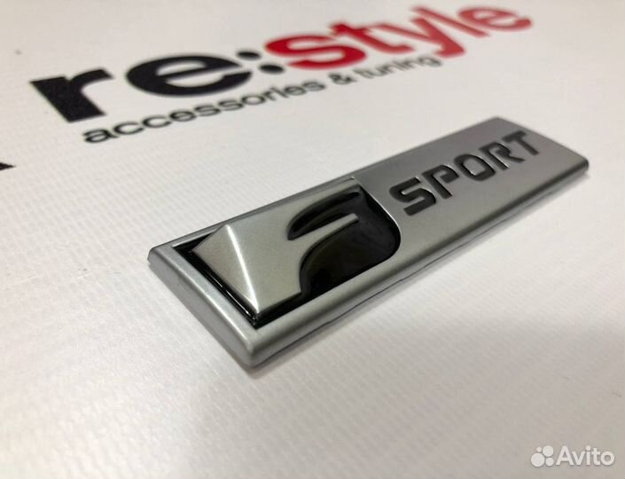 Эмблема Lexus F-Sport Длинная S149