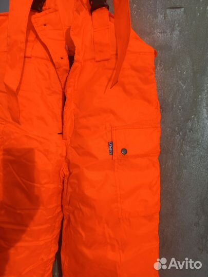 Полукомбинезон мужской рабочий зимний 52-54