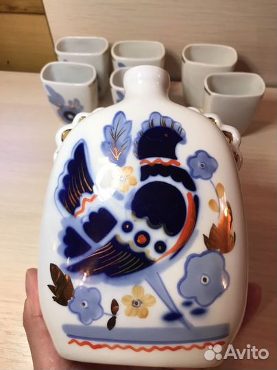 Графины-штофы с рюмками СССР