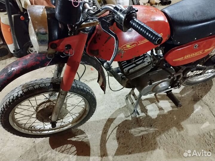 Мотоцикл Минск с поршнем Yamaha yb100