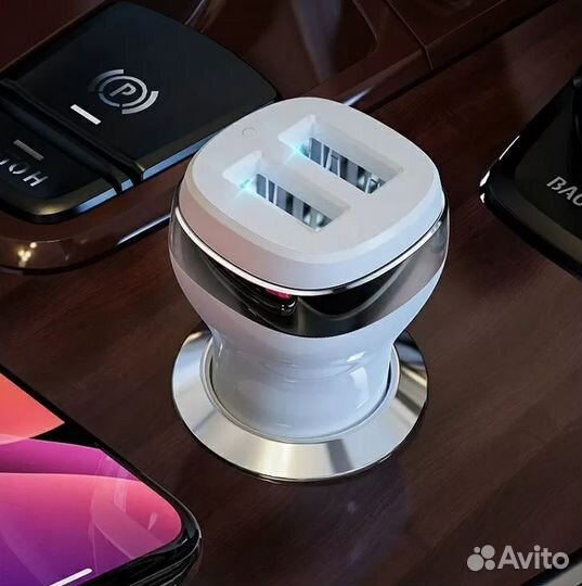 Автомобильное зарядное устройство hoco Z40 2USB