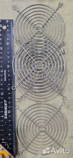 Решётка вентилятора Хром 120х120мм