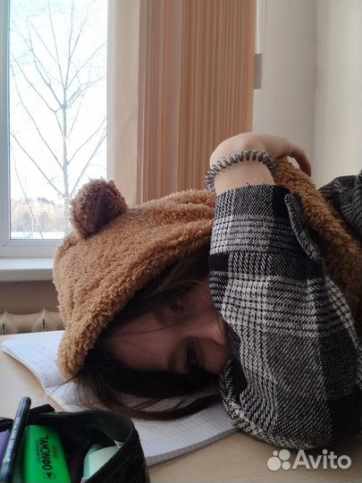 Шапка с ушками