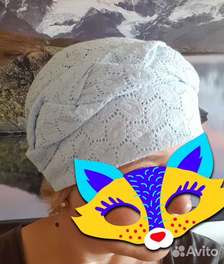 Шапочка женская хлопок