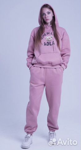 Флисовый спортивный костюм