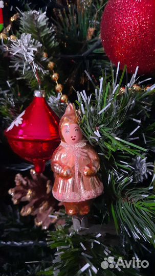 Елочные игрушки СССР на прищепке