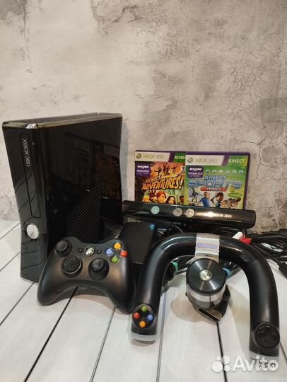 Xbox 360 slim freeboot 500 Gb +22 игры