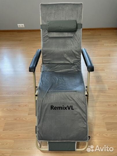 Складной шезлонг раскладушка кресло +матрас +Видео