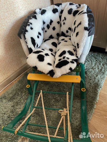 Детские санки с ручкой