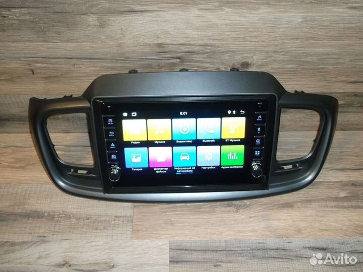 Магнитола Kia Sorento Prime Android физ. кнопки