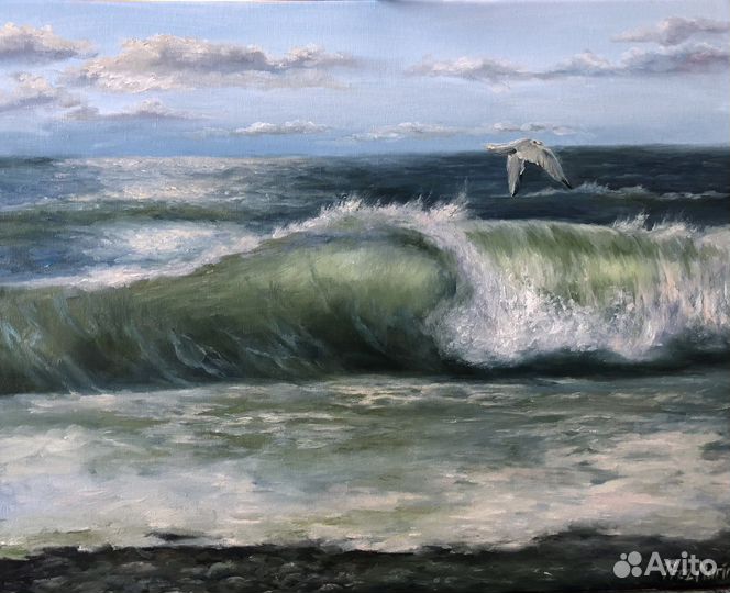 Картина маслом на холсте пейзаж