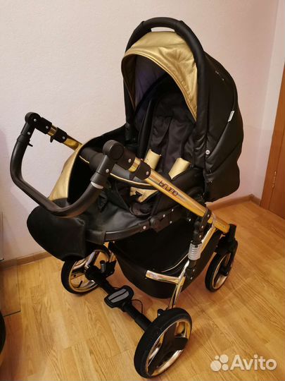 Коляска Riko bruno 2в1 ecco Gold люлька и прогулка