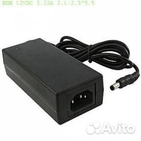 Блок питания бпи 12VDC 3.33A разъем 5.5*2.5мм ruic