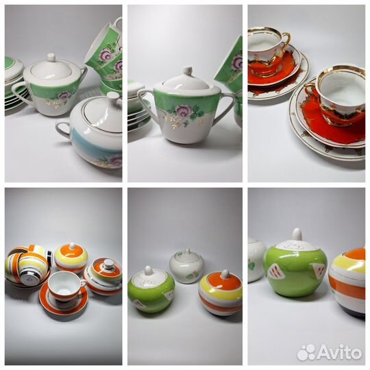 Предметы редких раритетных сервизов