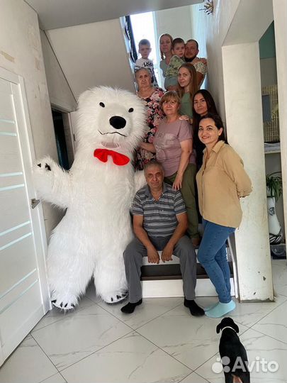 Белый мишка поздравление