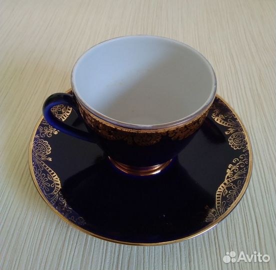 Кофейная пара, лфз, фарфор, винтаж