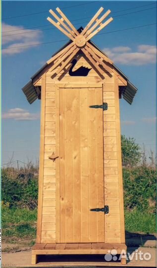 Дачный туалет с кошкой JSS