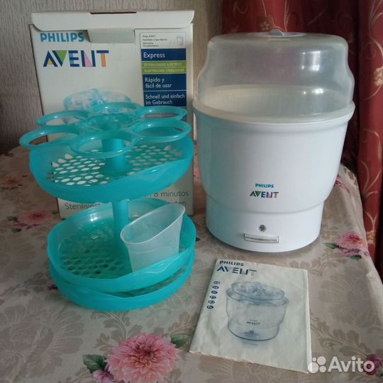 Молокоотсос Philips avent и стерилизатор