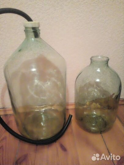 Бутыль стеклянная 25л 10л