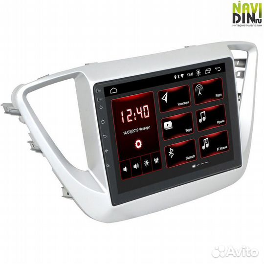 Магнитола Incar 2402 Hyundai Solaris 16+