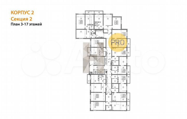 Квартира-студия, 27,1 м², 3/17 эт.