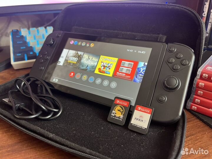 Nintendo switch rev. 2 256gb+ игры
