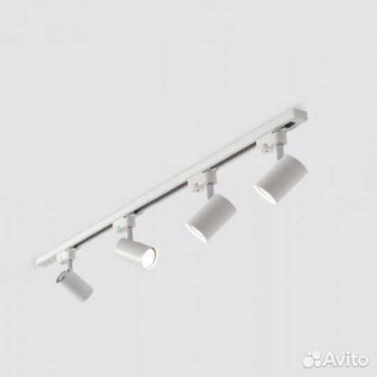 Трековый набор светильники 4шт шинопровод 2м лампы