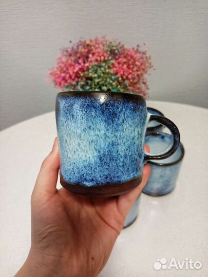 Кружки керамика ручной работы космос