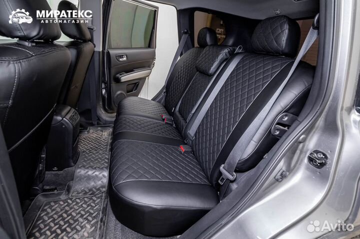 Авточехлы Nissan X-Trail T31 / Экокожа Ромб