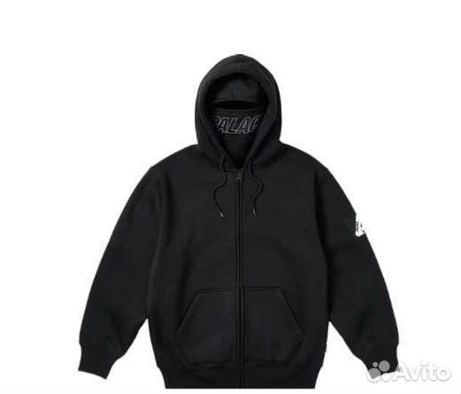 Зип худи palace с балаклавой